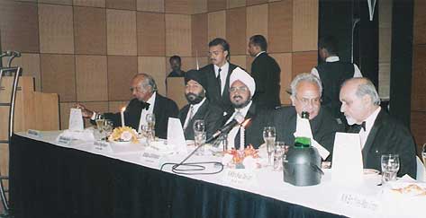 "Grand Masters seated at the Banquet"